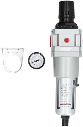 Сепаратор масло, вода, Регулатор филтър въздушен компресор Ясна Четене 0.05-0.85 Мфк с Манометром налягане за пневматични