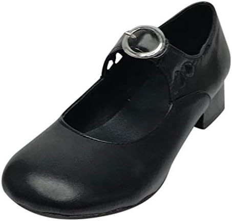 Платформа средата на TTbuy женски петата сандали обувки с отворени пръсти каишка на глезена обтегач Ежедневни обувки, модни плосък кръг чорап помпи дебел ток Ежеднев