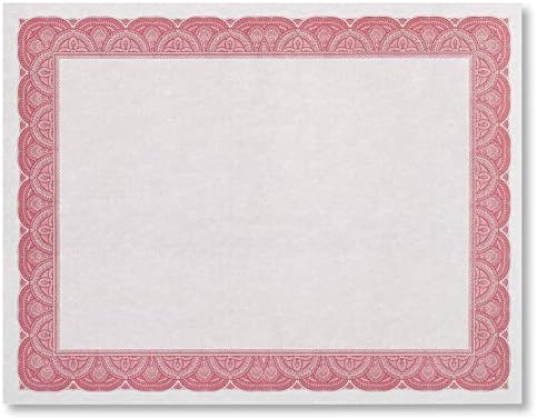 PaperDirect Stratton Gray Certificate Paper, Син Кант, 8,5 x 11, Брой 100