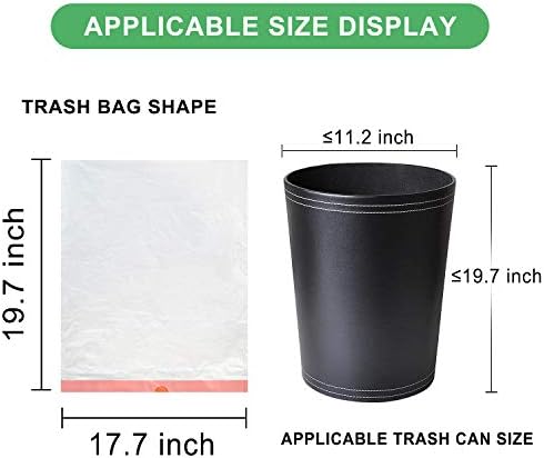 Малки торби за боклук Drawstring, Magesh 4 Литра Кухненски Торби За боклук/ Торби за боклук, бяла, 150 Броя