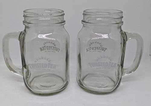 Twisted Tea 22oz Mason Jar Чаши | Комплект от две (2)