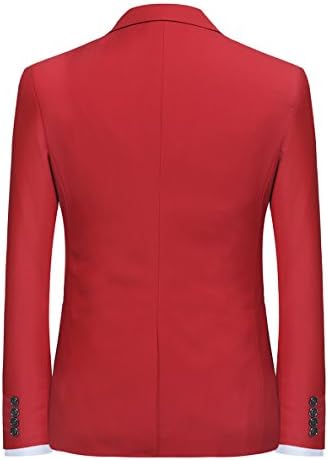 Мъжки Slim Fit One Button Suit Blazer Jacket Casual Party Sport Coat