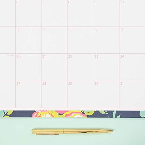 Дневен дизайнер за Синьо небе 2021-2022 Учебна година Месечната Стенен календар, 15 x 12, Жично, Пейтън Военно-морския