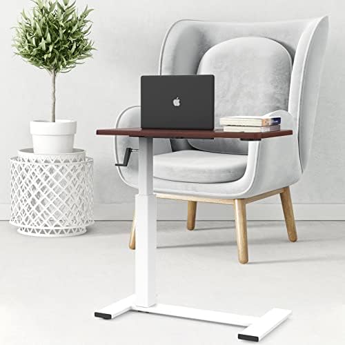 Balee Hospital Bed Table Коляно Overbed Table Height Adjustable Desk Rolling Over Bed Table with Wheels Седни-Стани Laptop