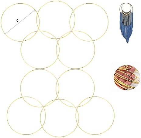 Пръстен от метал злато на обръч ресни за занаяти Ловеца на Сънища (6-10пак)