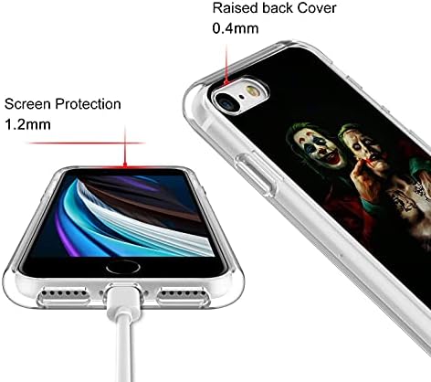 Готин Жокер е Съвместим с iPhone XR Clear Case, Модерен Дизайн устойчив на удари Пълен Защитен Калъф за вашия телефон