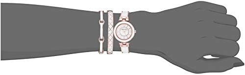 Anne Klein Women ' s Premium Crystal Accented Гривна Watch and Bracelet Set