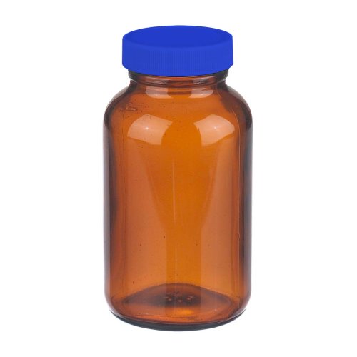 I-Chem Brand S241-0060 Amber Glass 60mL 200 Series Type III Wide Mouth Jar, с PTFE-Облицовани, Tall (Case of 24)
