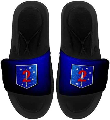 Меките плъзгащи сандали/Пързалки за мъже, жени и младежи - US 1st Marine Special Operations Battalion (1st MSOB) - X-Small