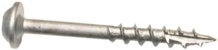 KREG ГСМ-C1-100 Джобни винтове, 1 8 Груба дърворезба, Миене на глава (100 броя), цинк
