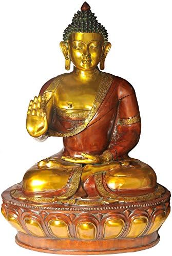 Господ Буда в Витарка Мудре - Латунная статуя