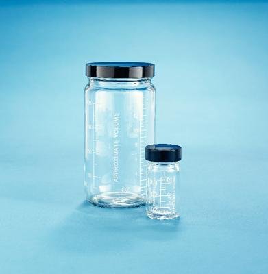 DWK Kimble 5811670C-23 Прозрачна средна кръгла бутилка ac с пълен капак, 16 унции, Phen, фолио (опаковка от 48 броя)
