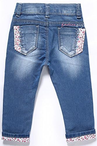 LITTLE-GUEST Baby Girls Jeans Toddler Regular Fit Дънкови Панталони G105