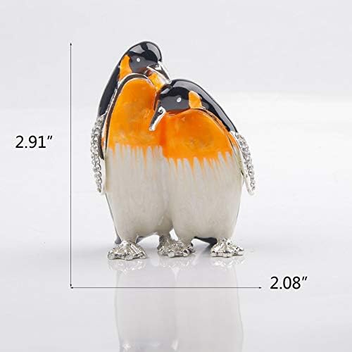 Кутия за Бижута Фигурки Отношение Пингвин Декоративна Най Loops Кутии Украшения за Подарък