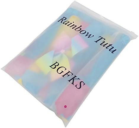 BGFKS Многопластова Балетната Тюлевая Розова Пола-Пакет за Малки Момичета Рокли с Цветни Панделки За Коса