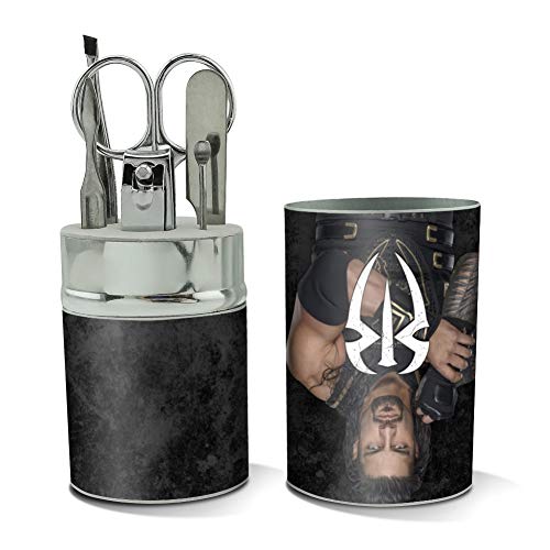 WWE Roman Reigns Locked and Loaded Stainless Steel Manicure Pedicure Grooming Beauty Care Travel Kit