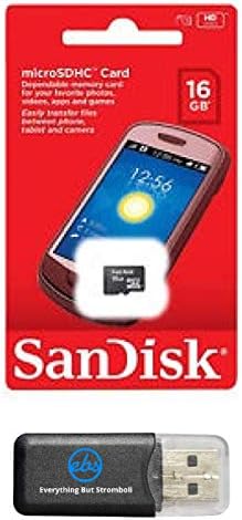 16 GB SanDisk microSD HC карта памет 16 г (16 Гигабайта) работи с Motorola Moto E Moto G LTE Nokia Lumia Icon X X+ XL Lumia 635 930 630 530 X2 с всичко, с изключение на Стромболи USB карти памет