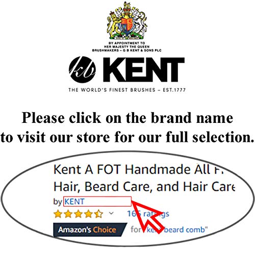 Kent 7T Собственоръчно All Fine Зъб Pocket Comb for Men, Преси за коса за Ежедневна грижа За коса, Мустаци и Брада, Използвайте