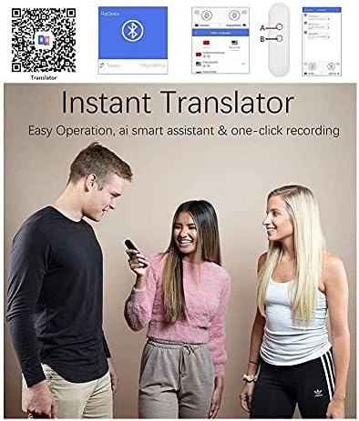 DAILYINT Instant Voice Language Translator Device Support 137 Languages,Two Way WiFi/Hotspot/Offline Portable Translator