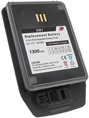 Artisan Power Replacement Battery for Ascom d81 Phone. 1300 mah