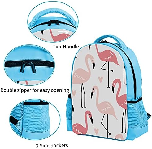 Carry on Travel Backpack Casual Универсален Стилна Раница,фламинго