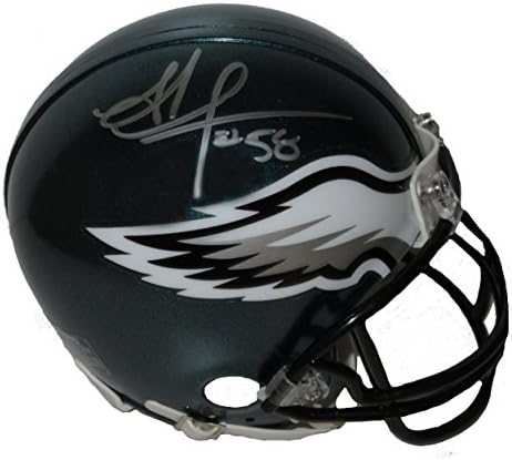 Йордания Hicks Autographed Philadelphia Eagles Mini-Helmet - Мини-Каски с автограф от NFL