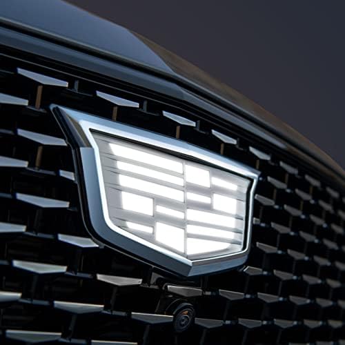 Led емблема с подсветка Led Light Динамичен стил Siliver или Black Edition за Cadillac CT6 2019-2020 (черен)