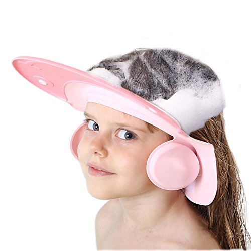 AMTOOCH Baby Bath Shampoo Cap wash Shower Visor hat Предотвратява попадането на вода в очите и ушите Регулируема Вана