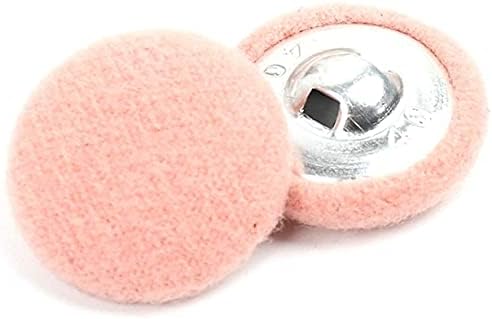 SoGuDio 10 бр. Шевни метални копчета САМ Аксесоари за Алуминиева бутон Шиене на копчета и Шивашки аксесоари бутони (цвят : розов, размер : 20 мм)