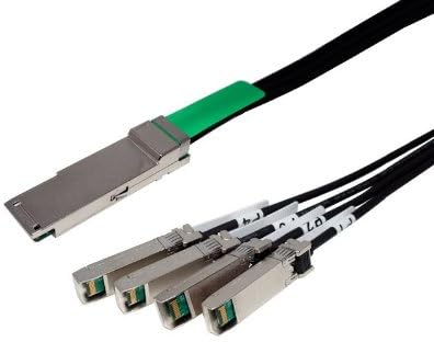 Кабели за съхранение на данни, p/n C9799X4-5M: QSFP+ - SFP+ x 4, 5M, 24awg, Разветвительный кабел [Електроника]