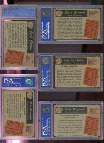 1955 Bowman 208 Еди Fitzgerald Senators NM PSA 7 Graded Baseball Card MLB - Комплекти Хокей