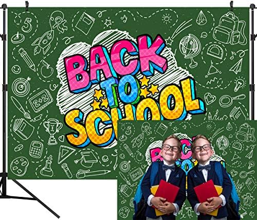 DULUDA Back to School Education Background Online Teaching Classroom Background Back to School Blackboard Theme Party
