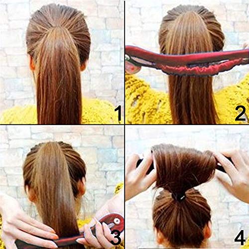 AnHua New 1Pcs Beauty Magic Silk Тел Hair Curler Bun Style Styling-Roller Hair Tool