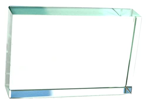 Правоъгълен рефракционный блок, 3 (75 mm) x 2 (50 mm) x 0,7 (18 мм) - Оптически обработеното стъкло - Леко скосени ръбове