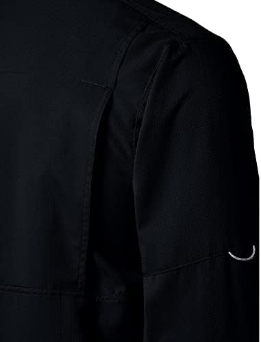 Columbia Мъжка риза Silver Ridge Lite с дълъг ръкав, Черна, X-Large