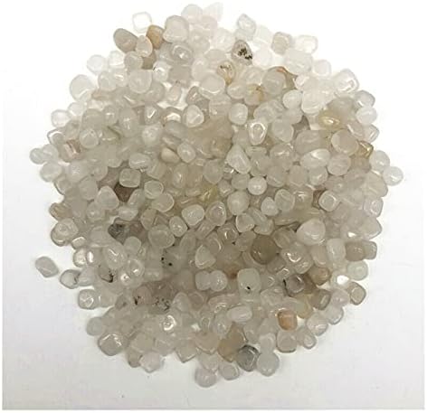 LAAALID XN216 50 г 5-8 мм Натурален Бял Мрамор Crystal Чакъл Камъни Проба Украса Изцеление Естествени Камъни и Минерали, Натурални