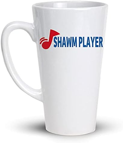 Press Fans - SHAWM PLAYER Music 17 Oz Large Latte Coffee Mug, r44