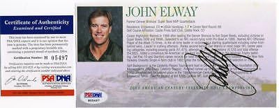 Джон Элвей Подписа страница на списание Auto PSA DNA