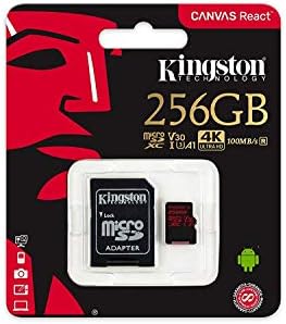 Професионален microSDXC 256GB Работи за смарт карти Huawei P Custom, доказани SanFlash и Kingston. (80 MBIT/сек)