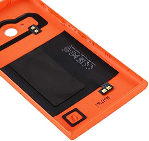 YANGJIAN Solid Color NFC Back Battery Cover for Nokia Lumia 735 (черен) (Цвят : оранжево)