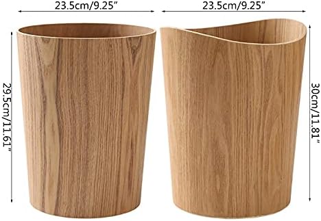 CDQYA Creative Storage Wooden Trash Can Home Bucket Кофа за Боклук Hotel Living Room Office Wastebasket Cans продажбите