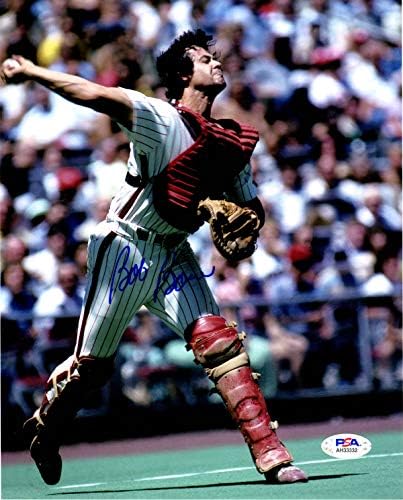 Боб Буун с автограф подпис 8x10 снимка MLB Philadelphia Phillies PSA COA