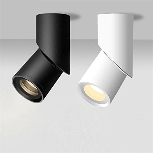 JUSTZHIQIANG Dimmable Въртящи се предни led лампи 7W 9W 12W 15W 18W COB LED Таван точка осветление AC110-220V LED монтиране на тавана лампа за Вътрешно осветление на тавана лампа (цвят на корпу?