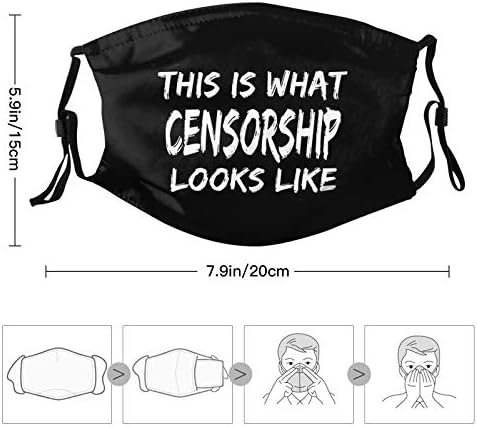 Махай се от цензура и Свобода на словото Маска с Мен Заменяеми филтър за многократна употреба моющееся Лицето 10 Филтри