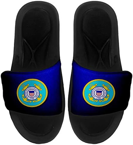 ExpressItBest Меките плъзгащи сандали/Slides for Men, Women and Youth - US Coast Guard (USCG), Seal