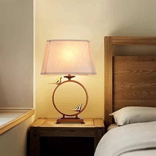 BDRPZX Нов Китайски Стил Ретро Спалня Нощни Златен Пръстен LED Настолна Лампа Мода у Дома Хол Проучване Хотел Клуб Украса