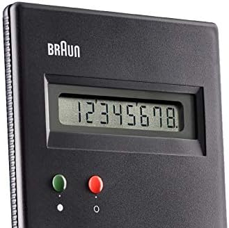 Braun BNE001BK (Препечатка калкулатор Braun ET66), Черен