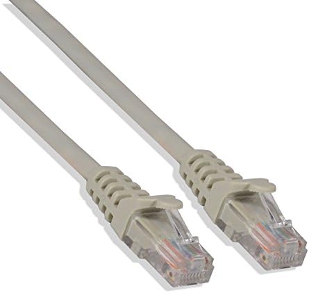 LOGICO 1ft Cat6 Кабел Ethernet LAN Мрежа RJ45 Пластир кабел Интернет Сив (50 бр.)