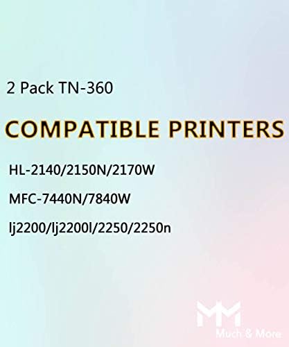 Мм МНОГО И по-Съвместим тонер касета Заместител на Brother TN-360 TN-330 TN330 TN360 се използва с DCP-7040 DCP-7030 MFC-7840W