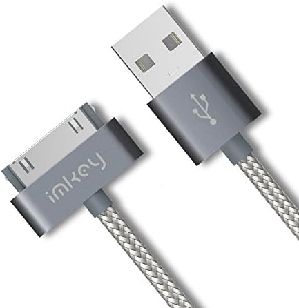 IMKEY Apple Certified 6.5 Feet 30-Pin to USB Sync and Charging Cable for iPhone 4 / 4S, iPhone 3G / 3GS, iPad 1 / 2/3,